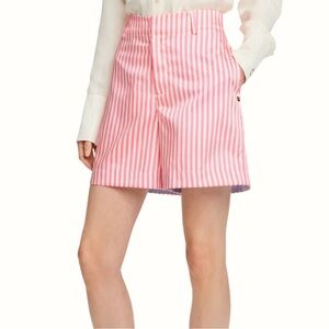 PINK STRIPED SHORTS